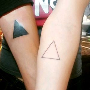 Tattoos hecho por mi #triangulos