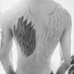 First sitting many more hours to go. #back #wings