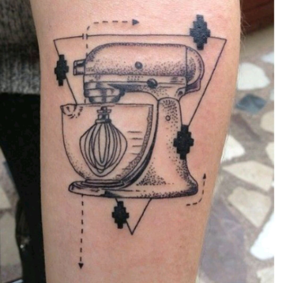 Tattoo uploaded by Kristi • Love the look of this mixer tattoo