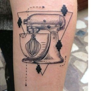 Love the look of this mixer tattoo, definitely want something similar