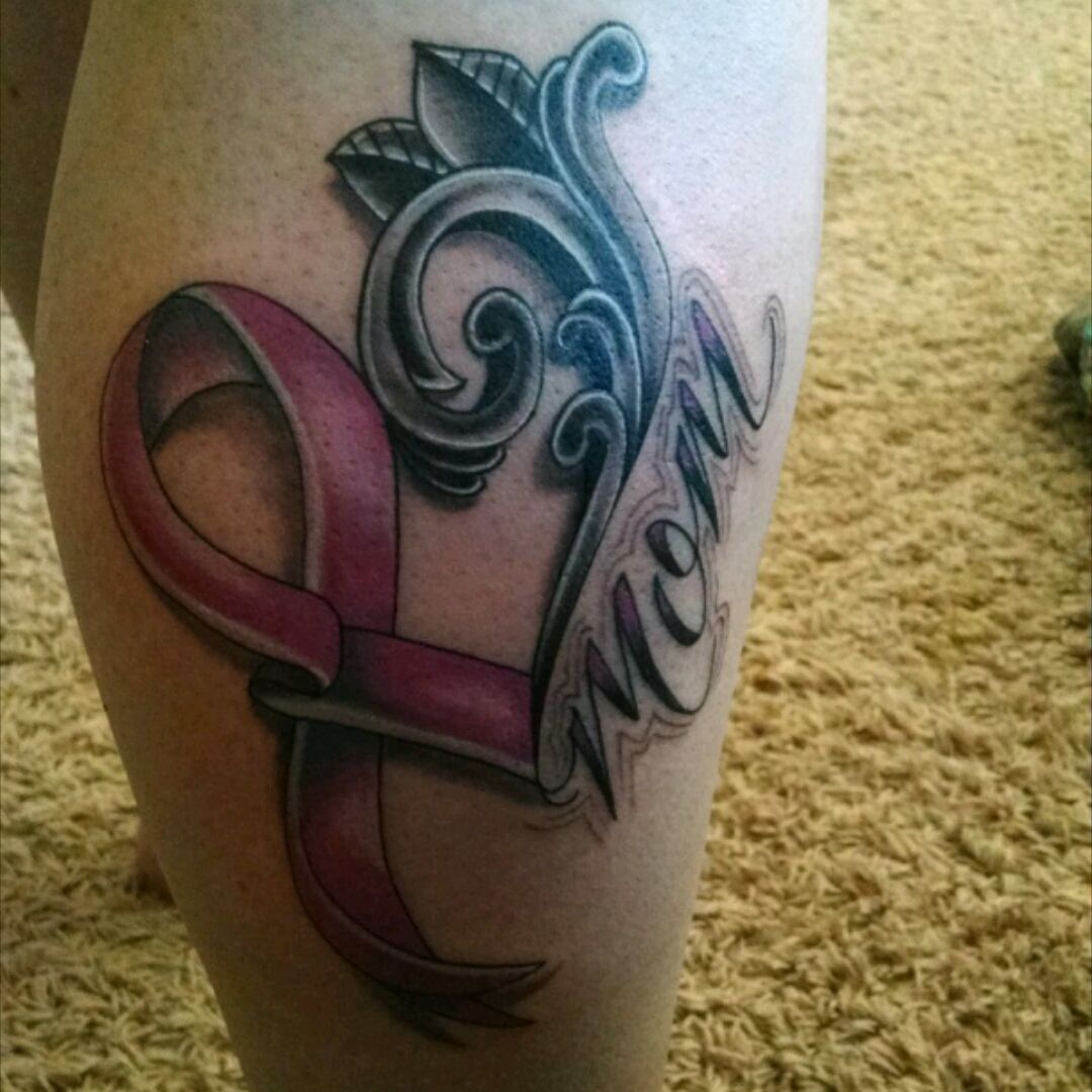 65 Best Cancer Ribbon Tattoo Designs  Meanings  2019