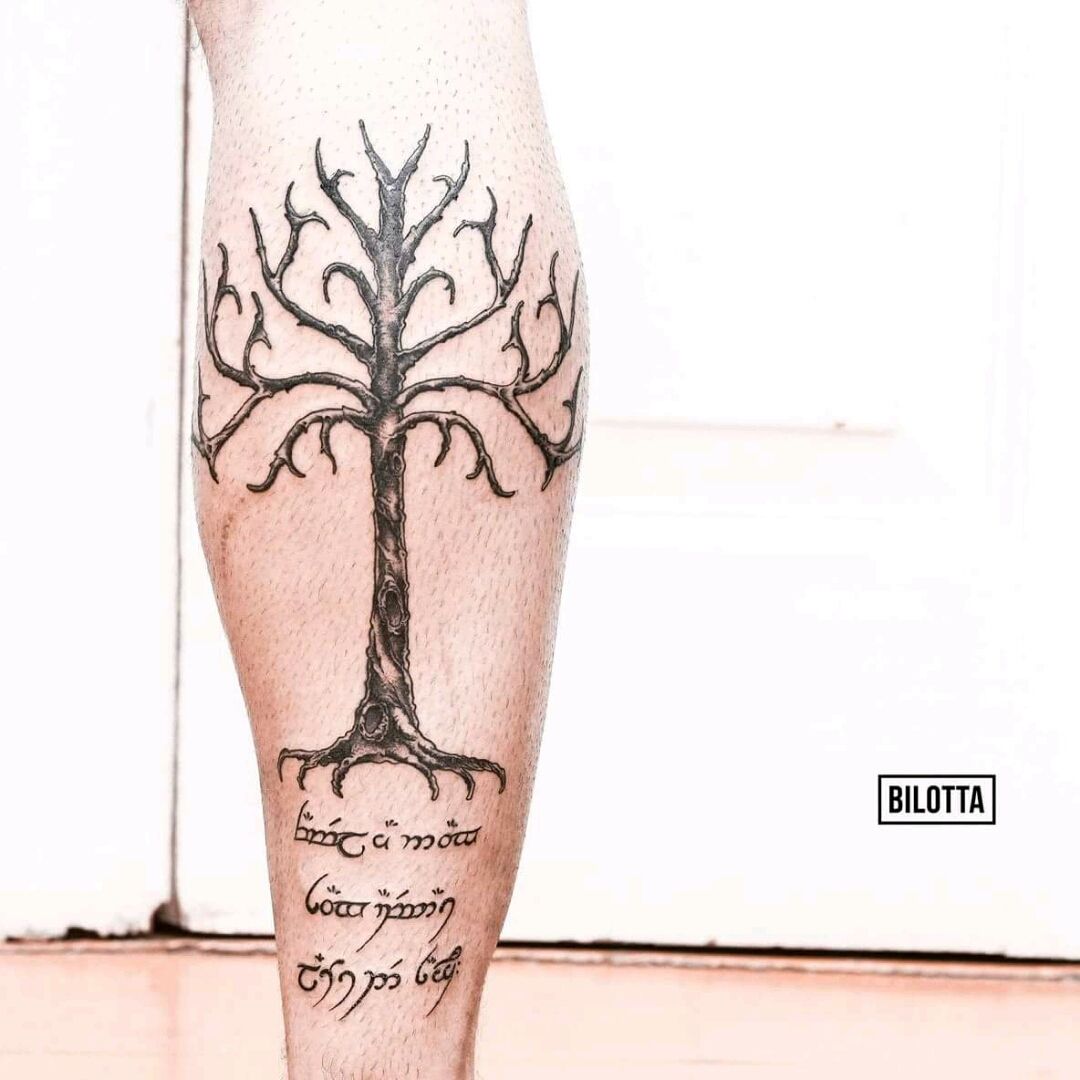 Tree of Gondor Tattoo by Stef aka Keki TattooNOW