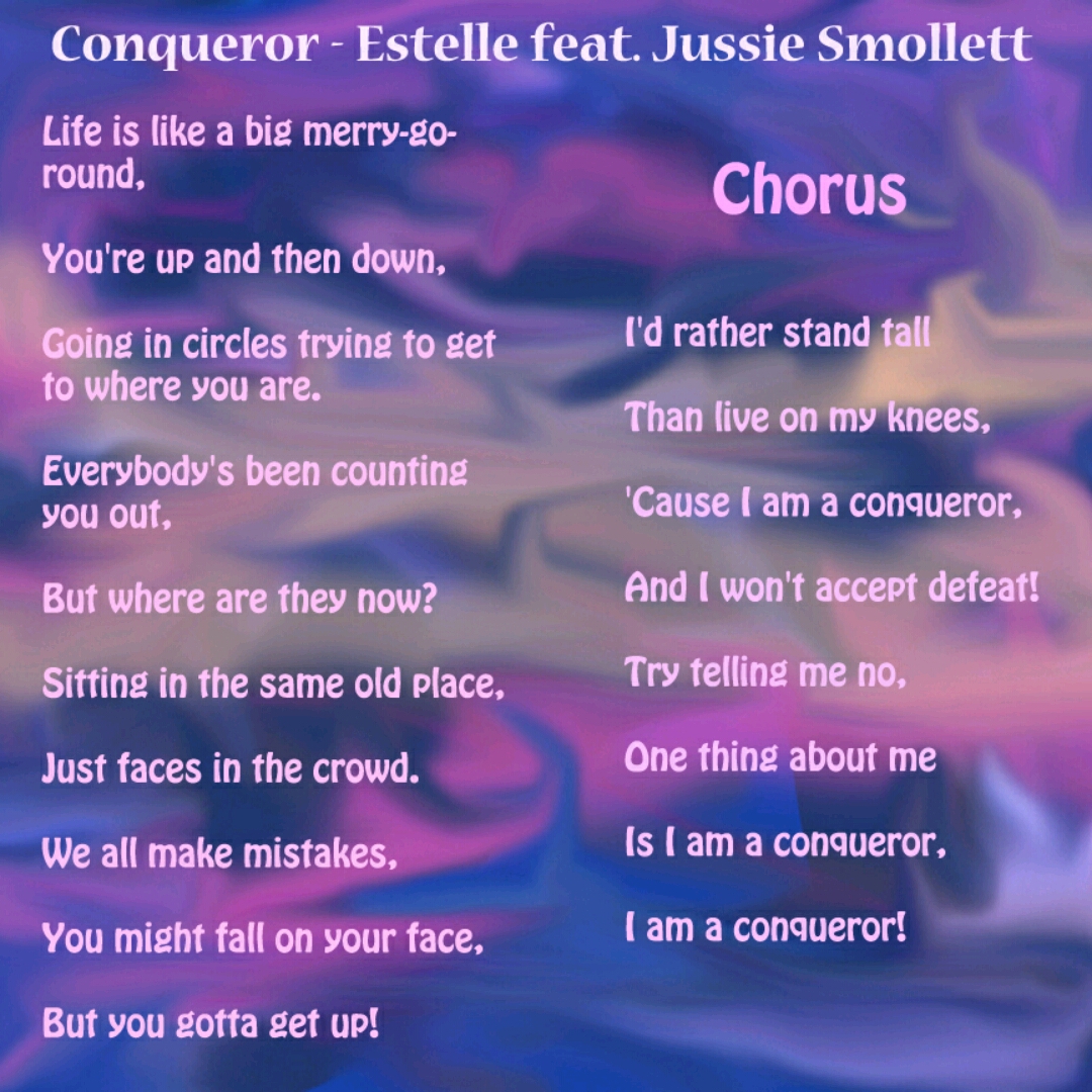 Conqueror lyrics