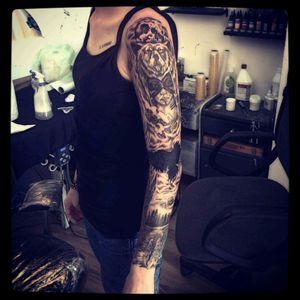 #sleeve#tattooed#ink#bestfeelingever ✌