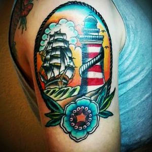 #lighthouse #ship #traditional by Melissa Gamboa