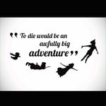 Getting this quote tattooed this weekend!😊💜 #peterpan #neverland #adventure #birthdaypresent