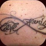 This is on my right back shoulder.. this is what matters.. LOVE & FAMILY!! #LOVE #FAMILY