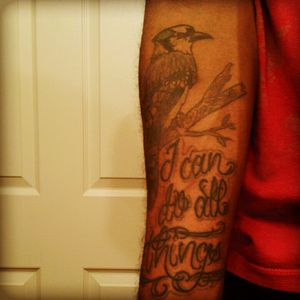 This is my first tattoo and I still love it #bluejay