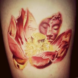 #Megandreamtattoo, #meaganmassacre please, I've been wanting this for so ooooooo long. I wanted another lotus flower with ganesha in that to go with.