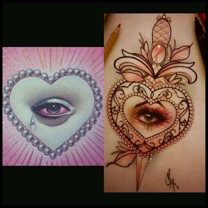 Tattoo inspiration / general idea for Megan Massacre Tattoo Giveaway. Art by Alex Garcia & Sophie Adamson #megandreamtattoo