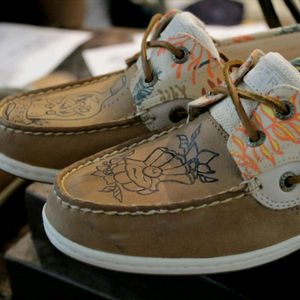 Tattoo design in Sperry shoes for Sperry Costa Rica.