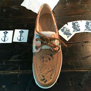 Tattoo design in Sperry shoes for Sperry Costa Rica.