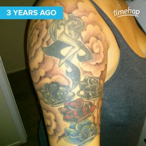 Part of my half sleeve on right arm