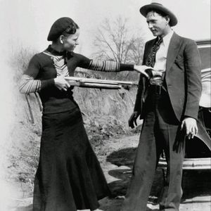 Dying to get this as a back piece. Bonnie and Clyde #megandreamtattoo