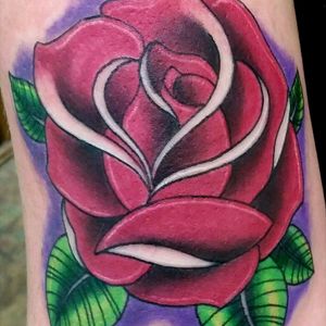 Rose tattoo by Sam Ramsey