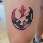 Empire/rebel alliance tattoo by Sam Ramsey