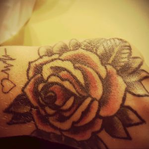 'Rose' by Timmy Vendettaat Art n Soul Tattoo Studio#rose #inkbytimmy'Heartbeat' by Cecil Harvey (apprentice) at Ink Gallery on Hindley #heartbeat #inkbycecil