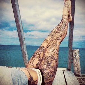 #goals#inspiration#wantmoreink#tattoomodel#tattedchicknot me - pure inspiration