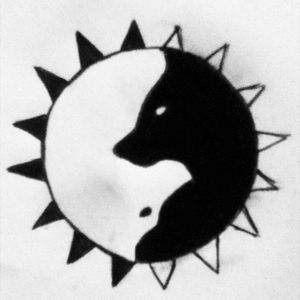 I drew this and I really want to get it as a tattoo. It's represent the story of the white and black wolves. I want to add moon cycle on it too. It's would be my dream tattoo. #megandreamtattoo