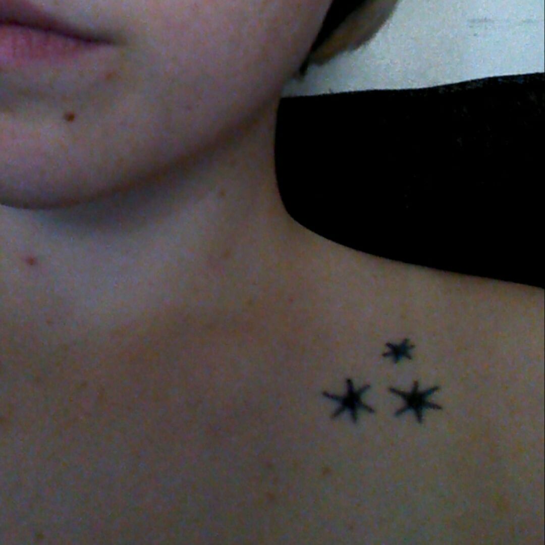 Fresh tattoo of the stars from the books   rharrypotter
