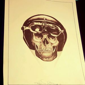 #ride #rideordie #Harley #rock #skull #skulltattoo #dailysketch #Design #art #graffiti #humanskull  #skull2016 #SkullAgain #skullandbones