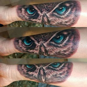 owl #tattoo #realistic #owltattoo #vintadostattoo