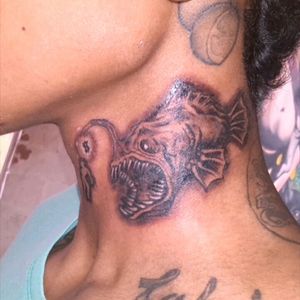 Pez rape#theconquerinklion #tattoo #colombiaink