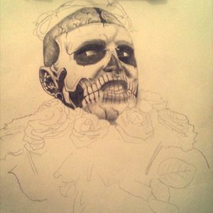 #art #skull #zombie #realistic #sketch