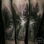 #megandreamtattoo I'd love to have a forest tattoo with 3 kinds op animals on my lowerleg. (# tattoo wish)