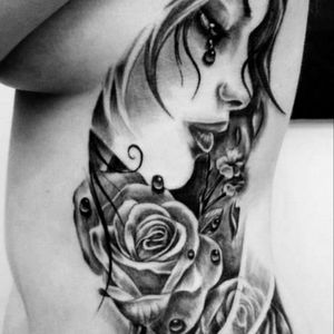 #megandreamtattoo  ... I'd love to have this kind of tatoo starting from my rib cage to to my thigh but in Megan's style and using my daughter's face as a portrait. It would be a dream come true if I have this piece of art made by a very talented artist.
