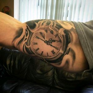 #meagandreamtattoo This would finish my sleeve. The time would indicate the time of my daughter's birth!