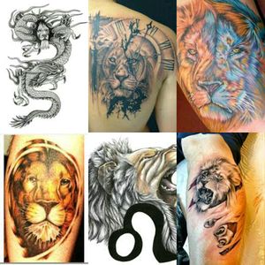 Inspriration for a lion/leo tattoo.Artistic freedom for design.#megandreamtattoo