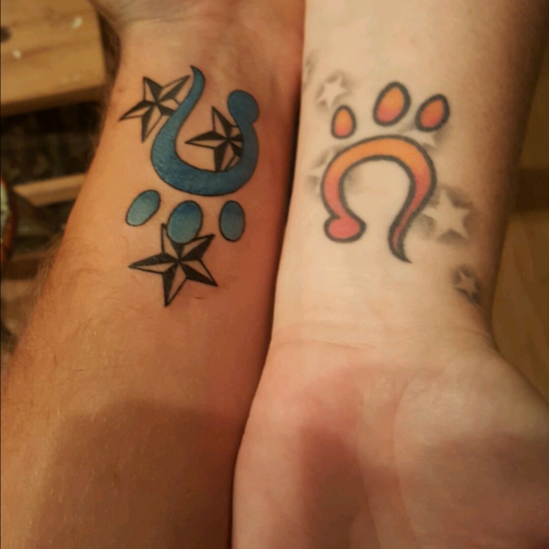 135 Fantastic His and Hers Tattoo with Deep Meaning  Psycho Tats