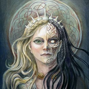 I want something like this on my arm, Norse goddess Hel. #megandreamtattoo