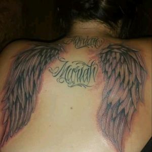 Wings all need different styles,  this is the female version of back wings!!