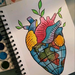 Neeeed this on my right knee. #megaandreamtattoo #t2me#tattoo #heart #map #watercolor