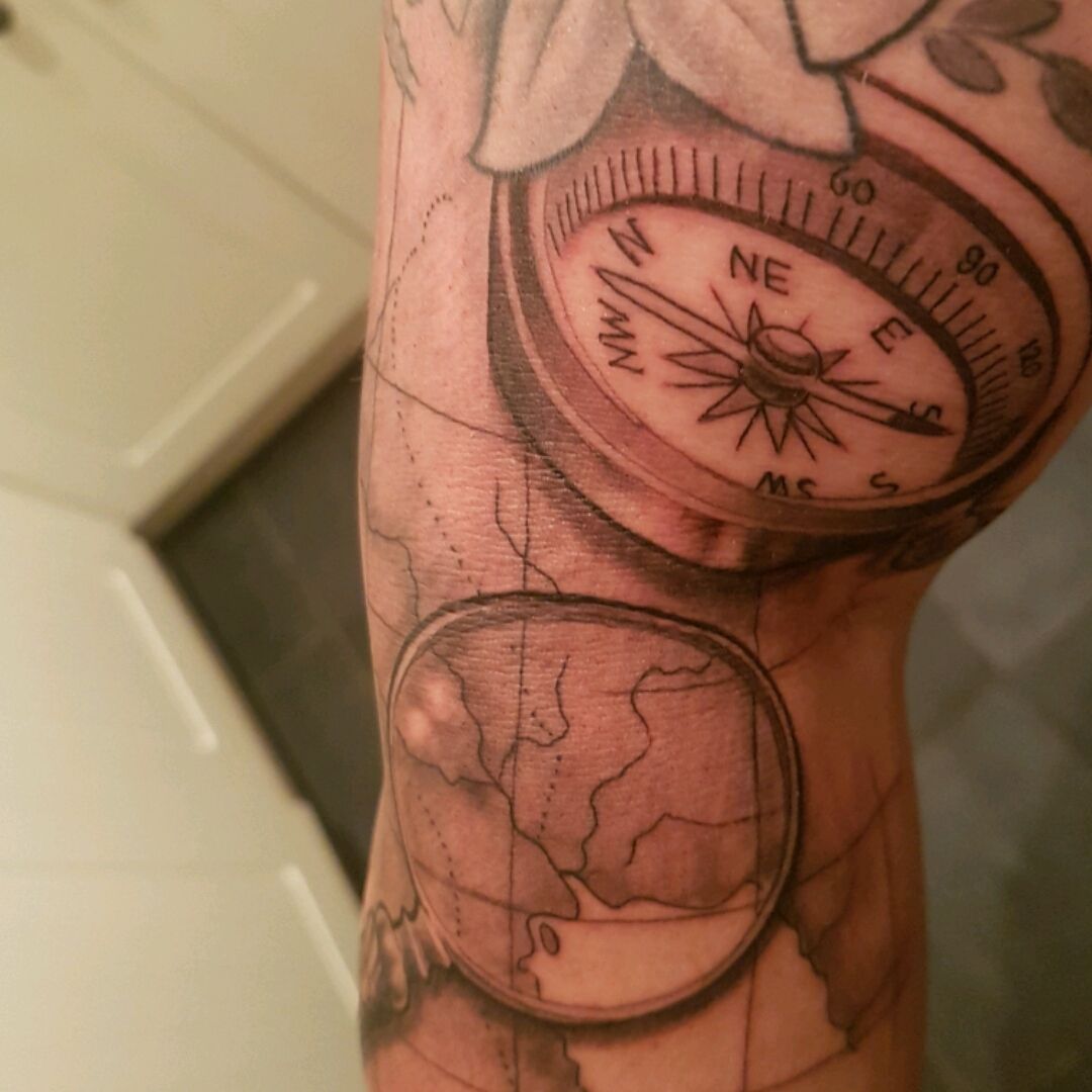 Moose Tattoos  Thru the magnifying glass compass  rose  Facebook