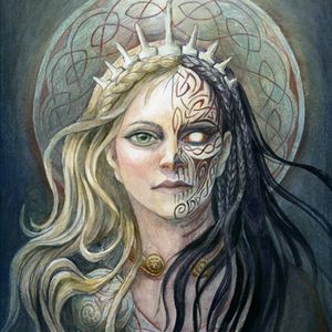 I want this tattooed on my arm. Norse goddess Hel. #megandreamtattoo