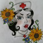 Nurse drawing by me.
