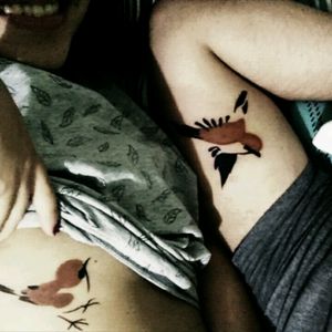 #sparrow #coupletattoos #brasil  #brazil #couple