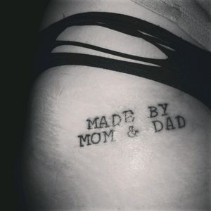 Ass tattoo, marked
