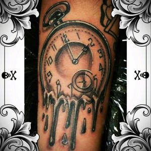 #DollyTattoos #clock #ink #time