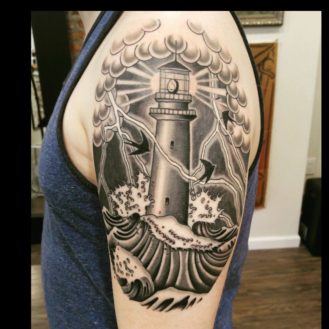 Hammerhead Shark done at Eastern Pass Tattoo in Philadelphia PA   rtraditionaltattoos