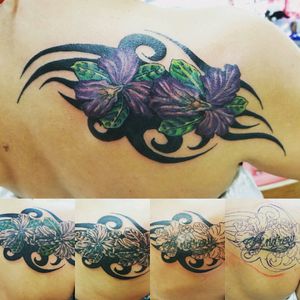 #Cover_up #floral #tribal #color
