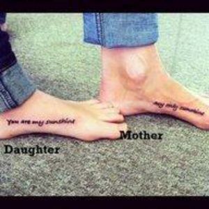 Cute mother/daughter tattoos