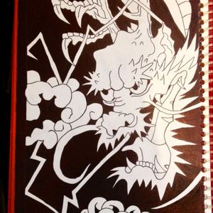 Dragon drawing By Eduardo Moura.
