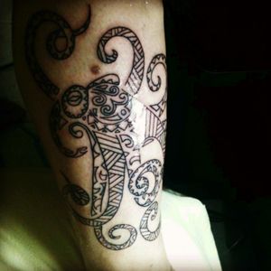 #maori #tribal #octopus