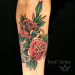 Rose and anchor by @henningjorgensen For info or bookings pls contact us at art@royaltattoo.com or call us at + 45 49202770 #royal #royaltattoo #royaltattoodk #royalink #royaltattoodenmark #rose #rosetattoo #anchor #anchortattoo #flowertattoo #flower #traditionaltattoo #traditional #sailor