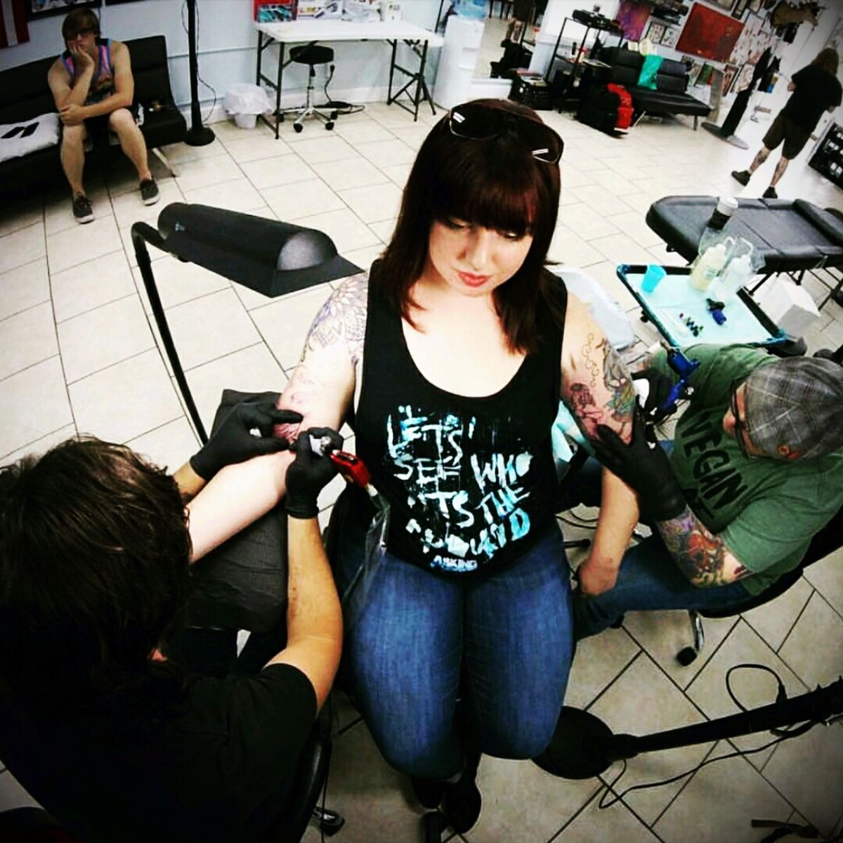 Tattoo uploaded by Zoë Elle Bridges • Getting tag teamed by Cody Welch and Kelly Stubbs at The