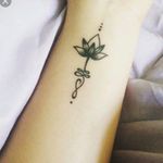 Unalome with lotus flower ❤